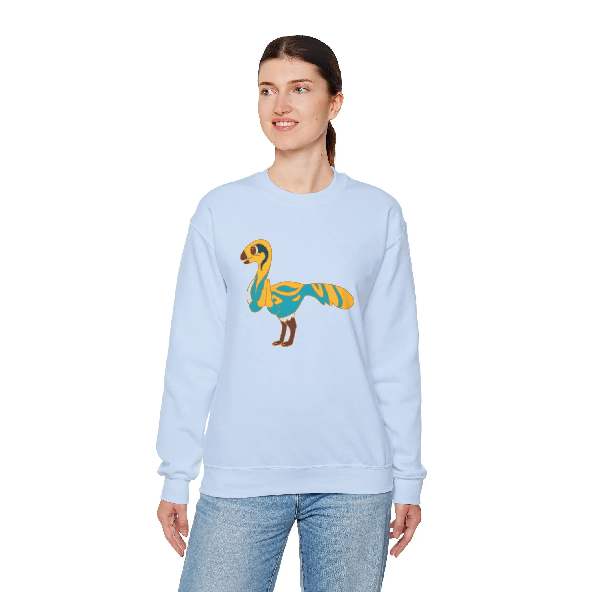 Praise Be Bernard Gallimimus - Unisex Heavy Blend™ Crewneck Sweatshirt