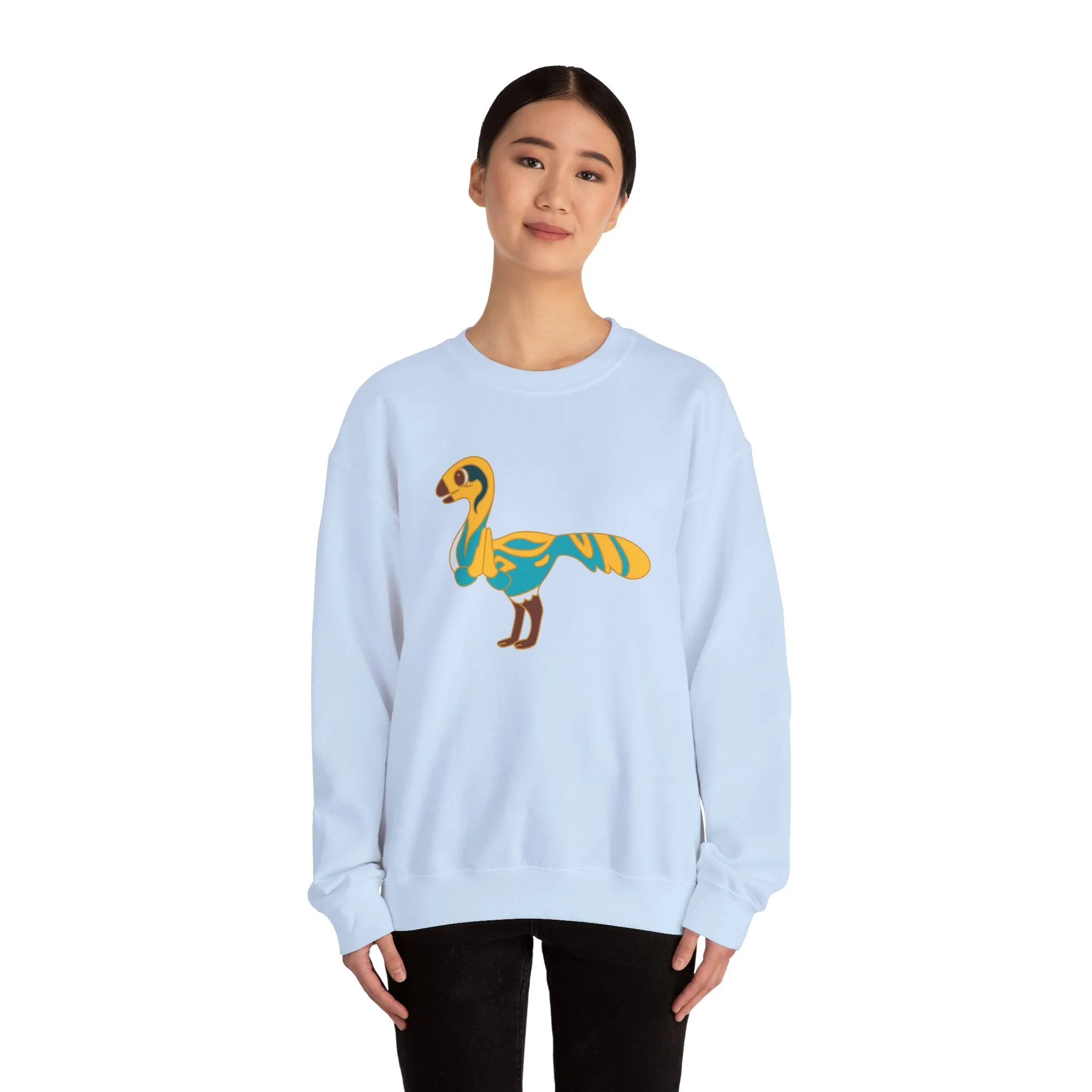 Praise Be Bernard Gallimimus - Unisex Heavy Blend™ Crewneck Sweatshirt