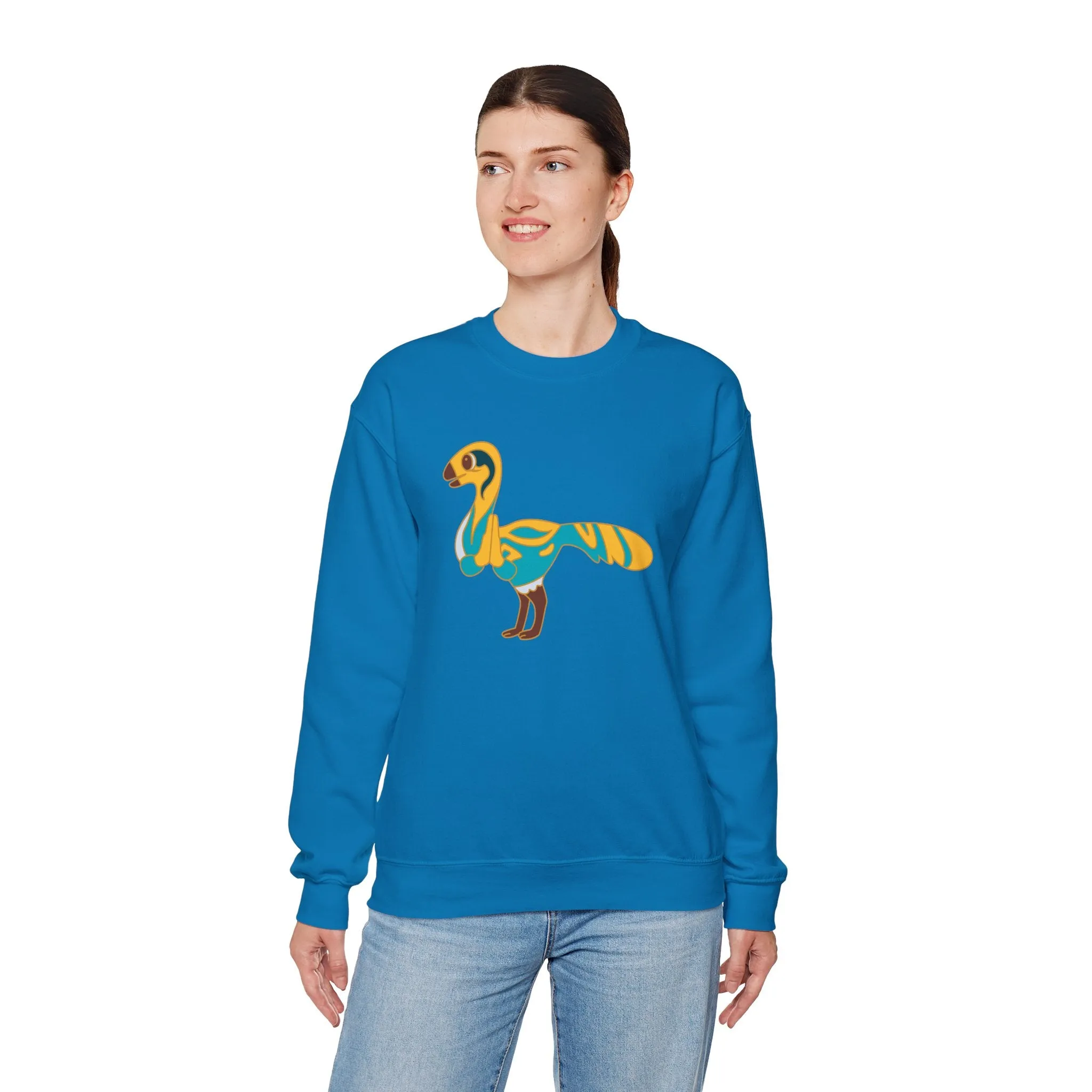 Praise Be Bernard Gallimimus - Unisex Heavy Blend™ Crewneck Sweatshirt