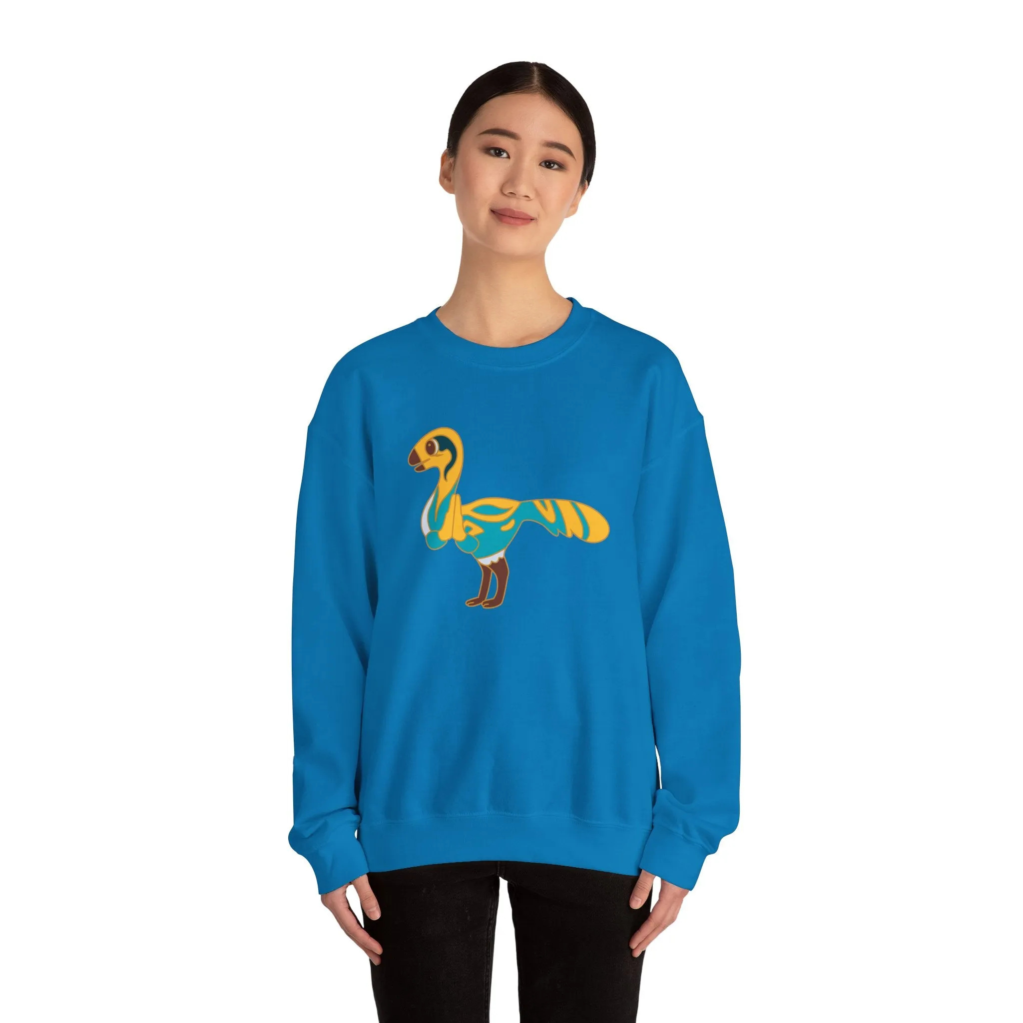 Praise Be Bernard Gallimimus - Unisex Heavy Blend™ Crewneck Sweatshirt