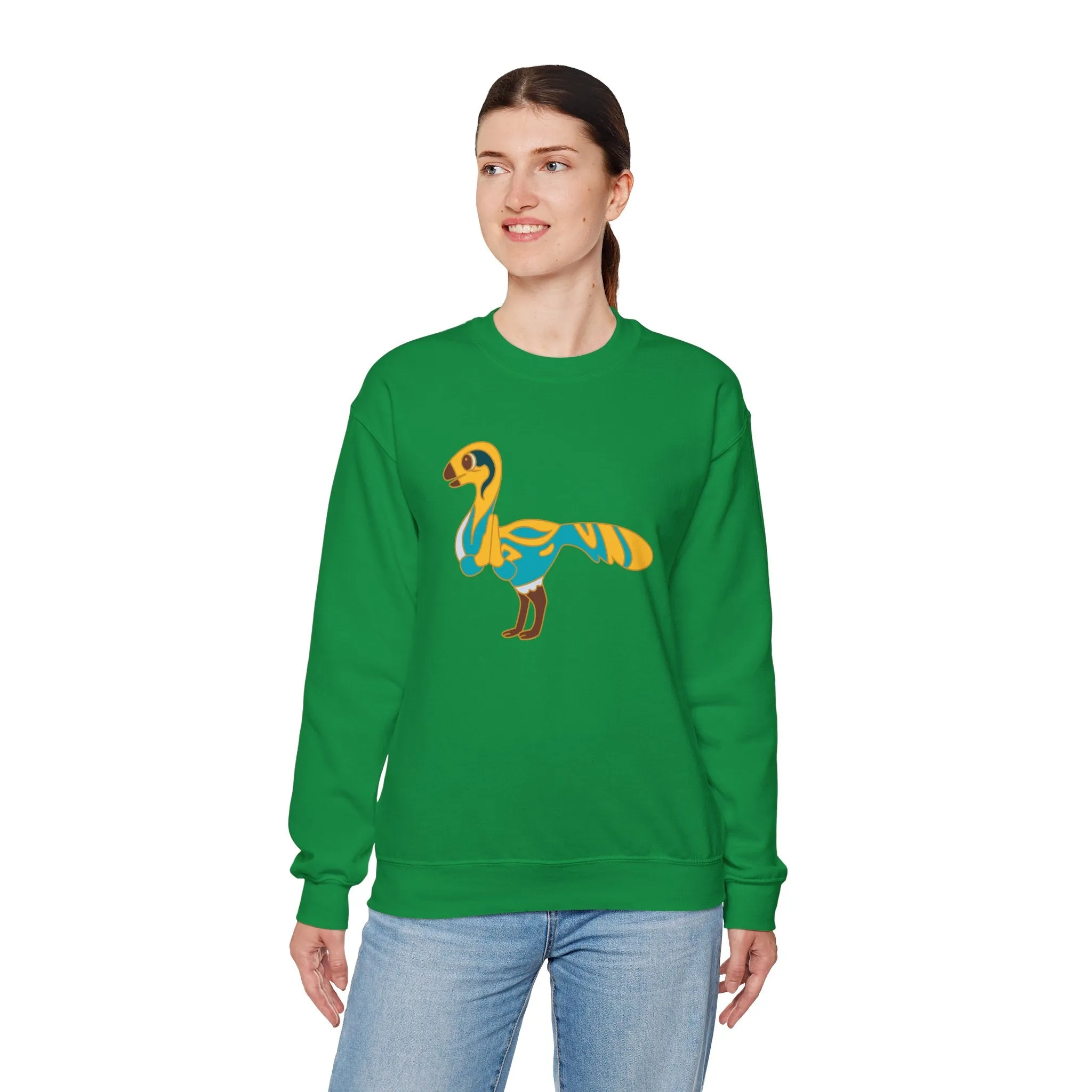 Praise Be Bernard Gallimimus - Unisex Heavy Blend™ Crewneck Sweatshirt