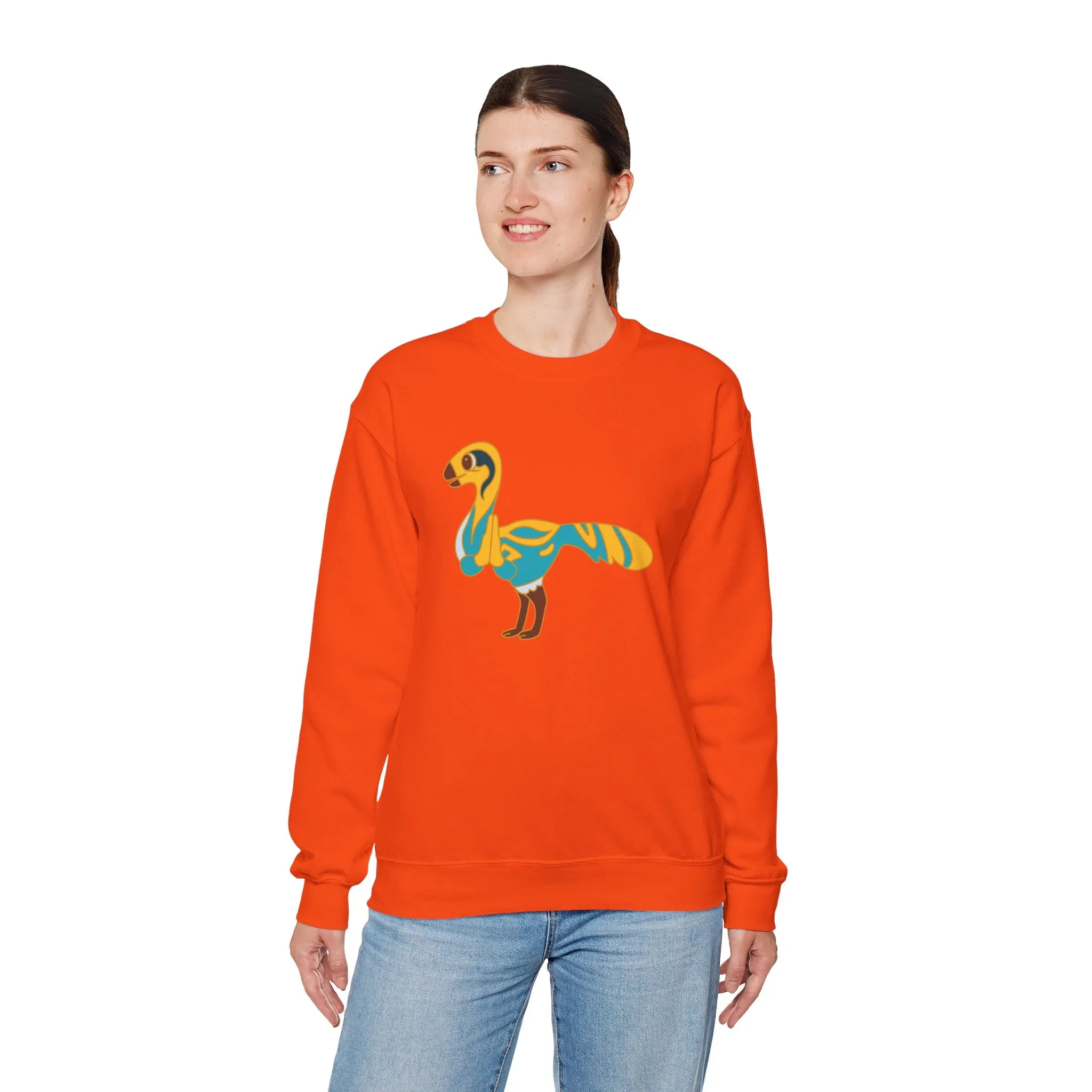 Praise Be Bernard Gallimimus - Unisex Heavy Blend™ Crewneck Sweatshirt