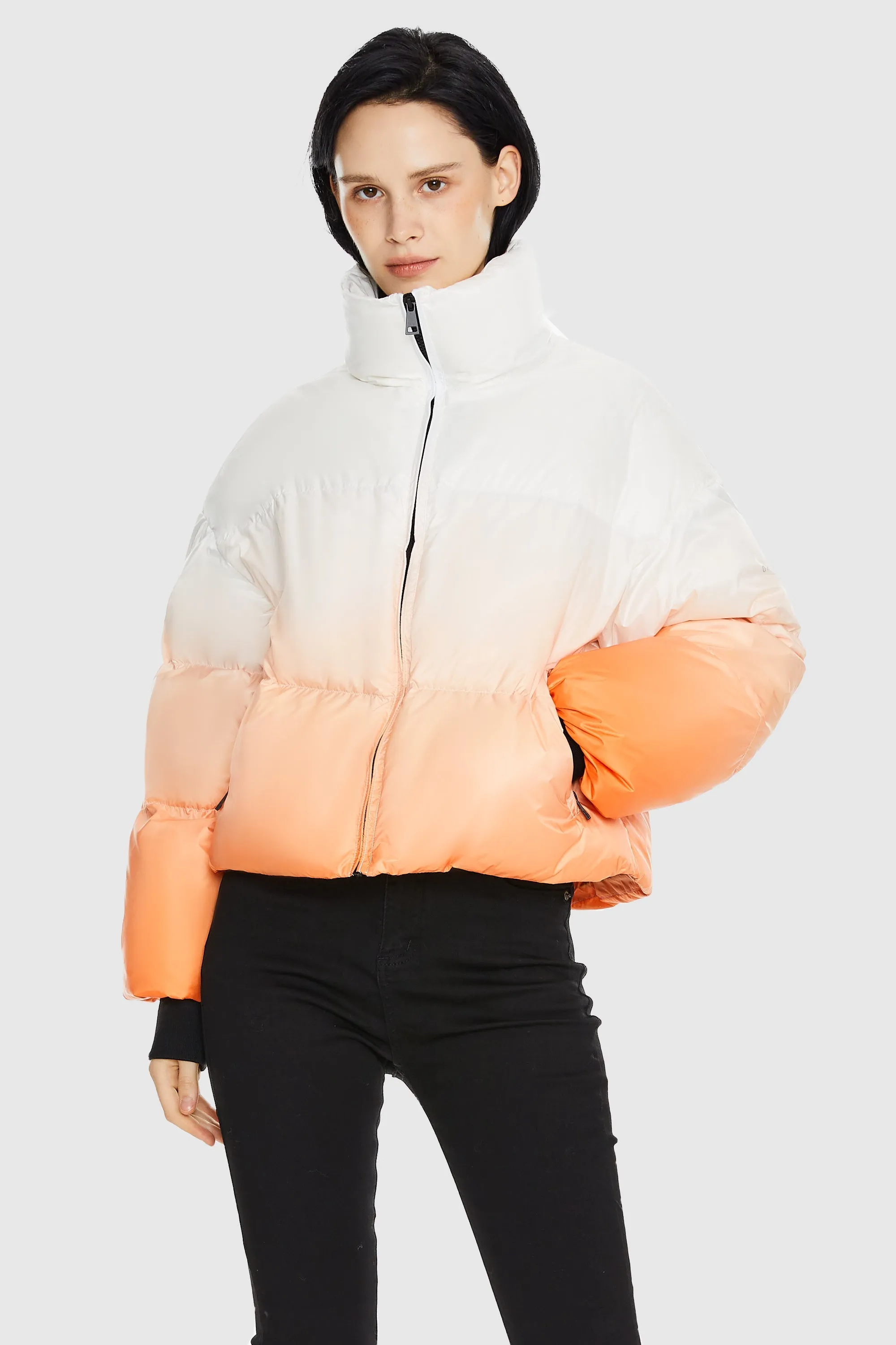 Puff-O Summit Ombre Cropped Puffer