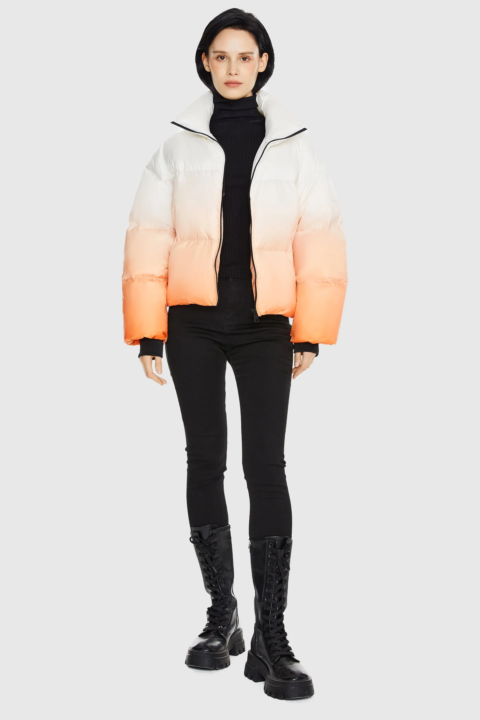 Puff-O Summit Ombre Cropped Puffer