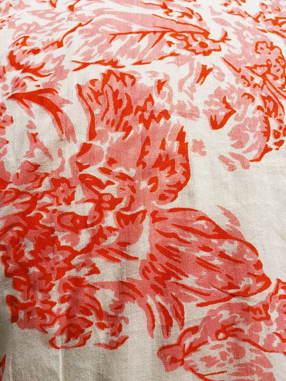 Raja Cotton Tunic Coral Toile