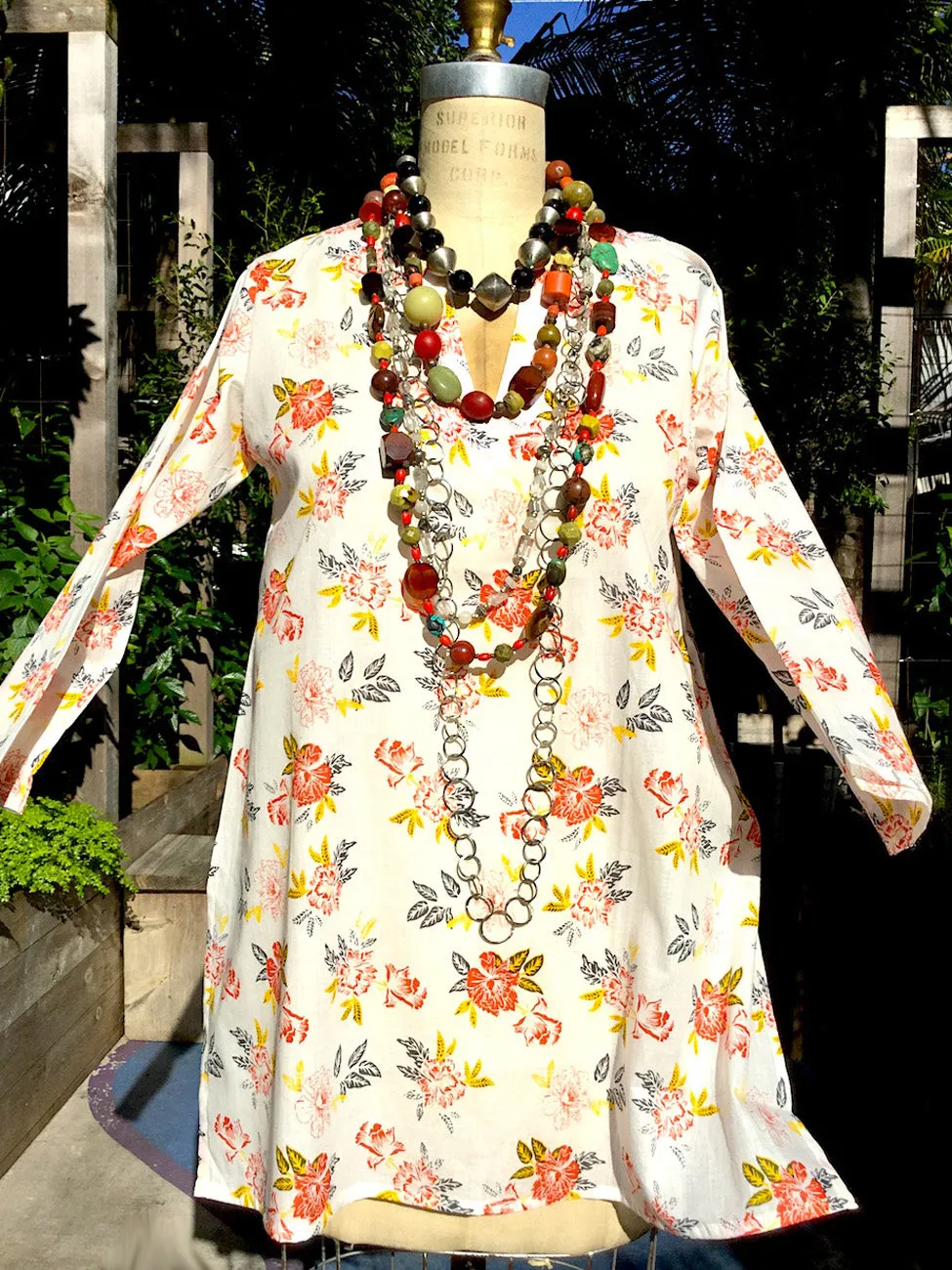 Raja Cotton Tunic Flora Bella