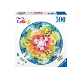 Ravensburger - 17348 | Circle Of Colours: Ice Cream - 500 Piece Puzzle