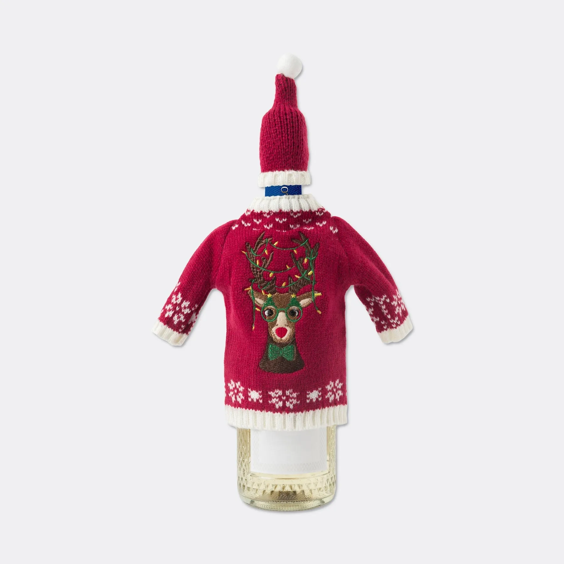 Reindeer Bottle Christmas Jumper