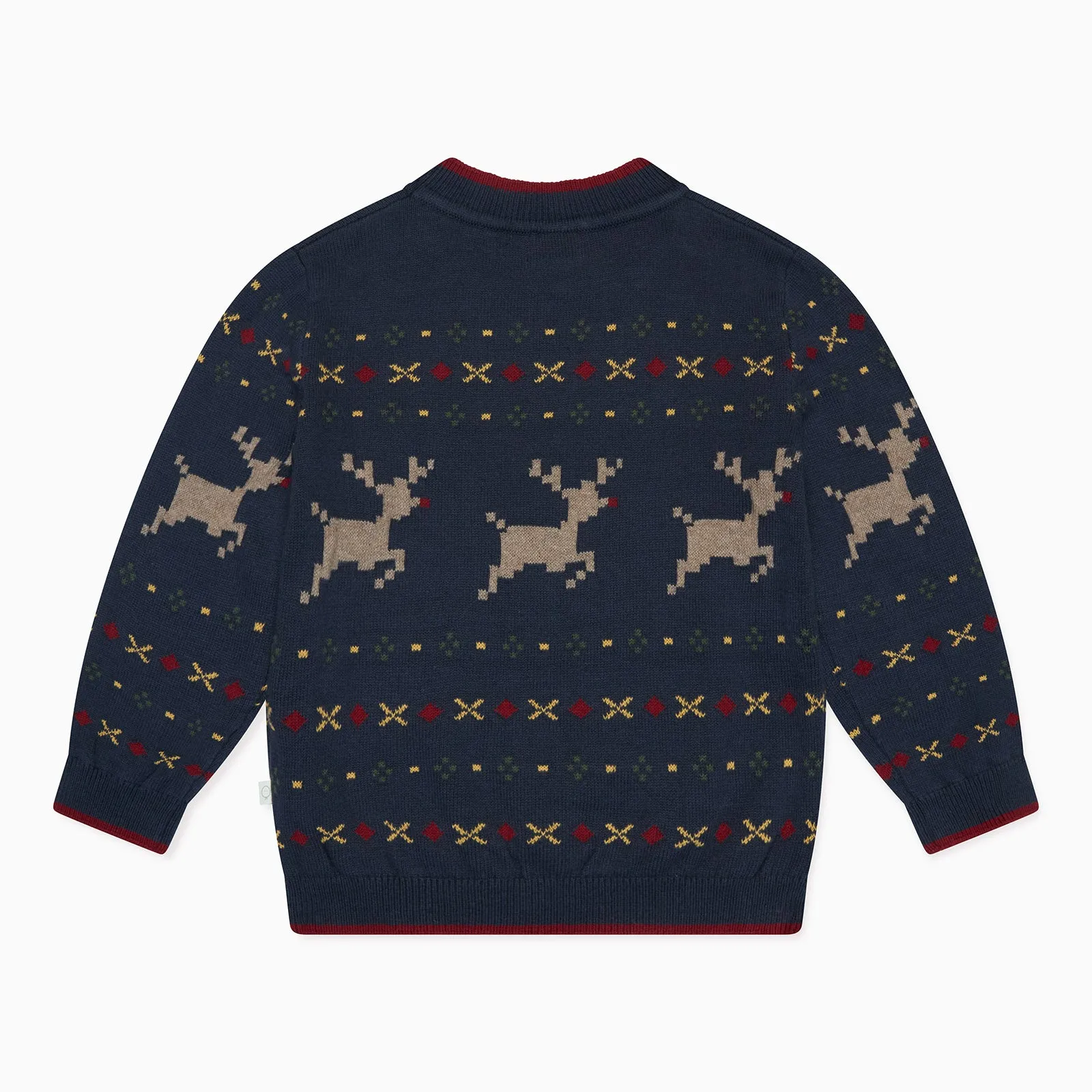 Reindeer Fair Isle Knitted Jumper