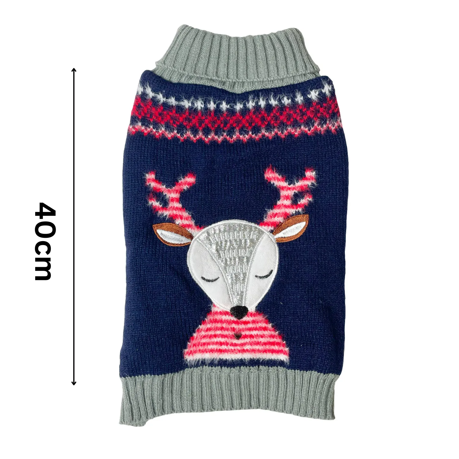 Reindeer Sweater | Christmas Dog Jumper by Happy Pet