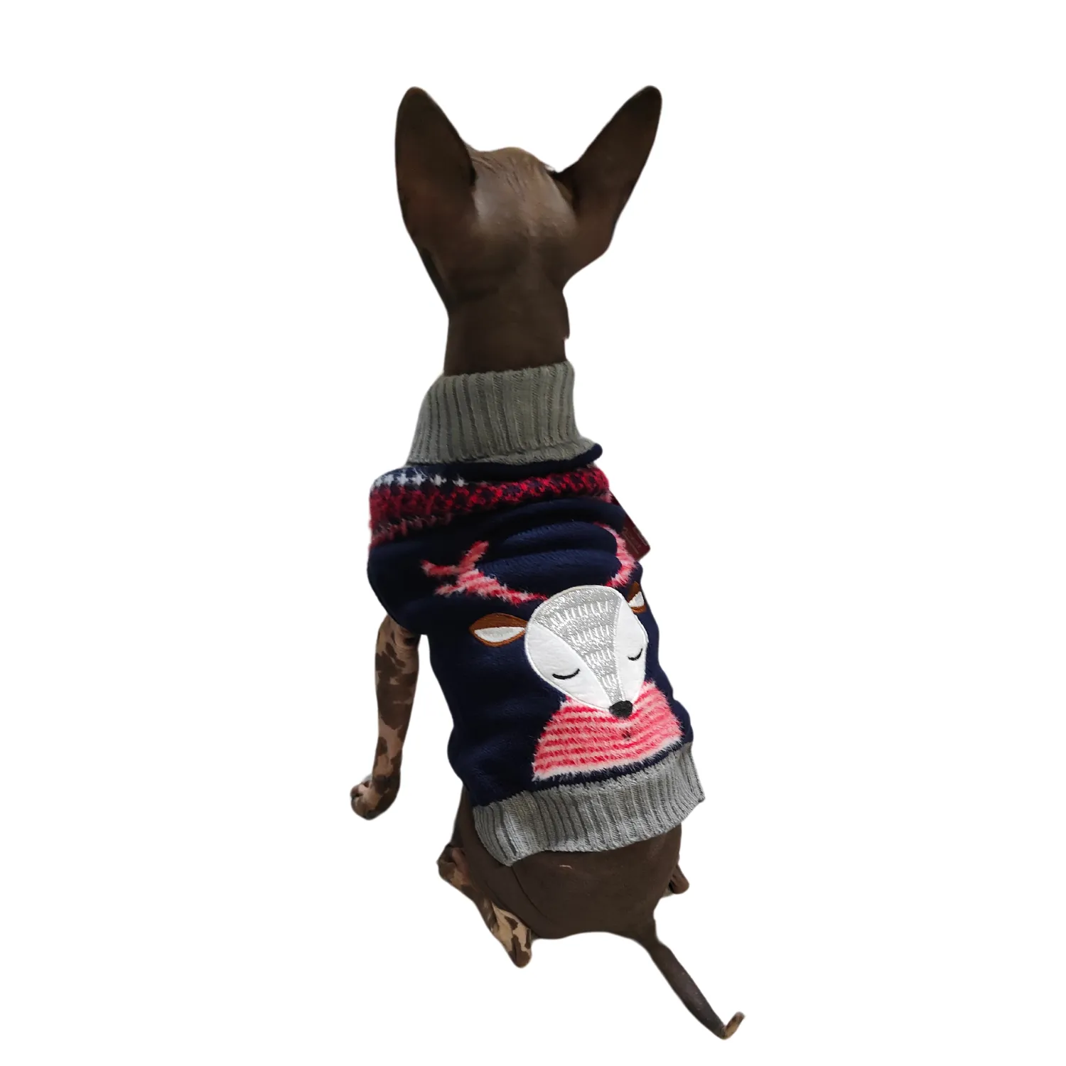 Reindeer Sweater | Christmas Dog Jumper by Happy Pet