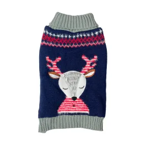 Reindeer Sweater | Christmas Dog Jumper by Happy Pet