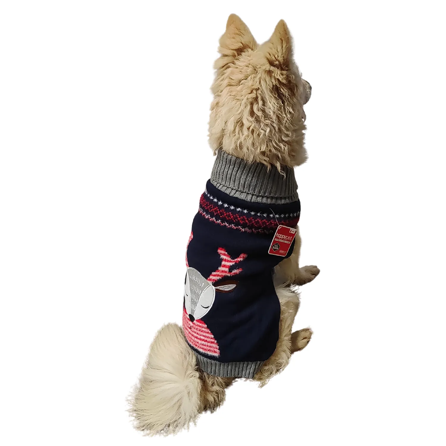 Reindeer Sweater | Christmas Dog Jumper by Happy Pet