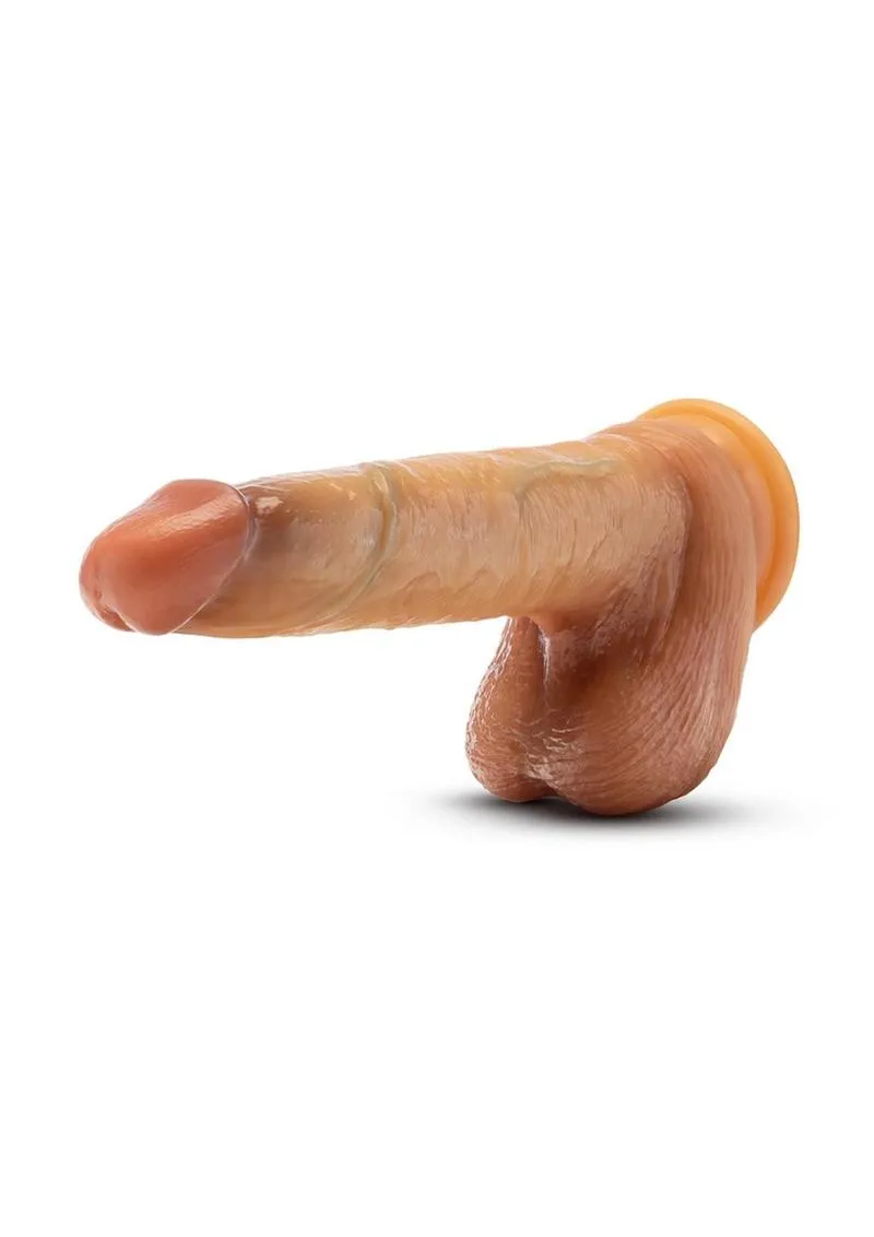 Renaissance Davinci Silicone Sliding Foreskin Dildo with Squeezable Balls