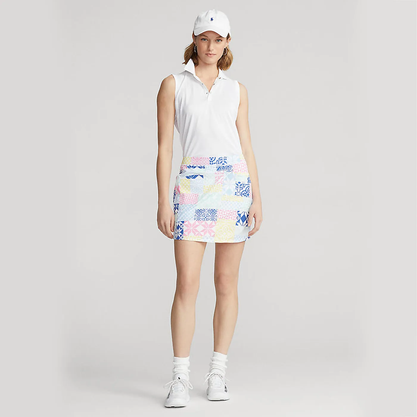 RLX Ralph Lauren Women's Printed Aim Skort - Patchwork