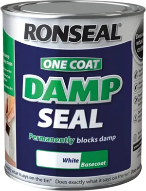 Ronseal 250 ml One Coat Damp Seal - White