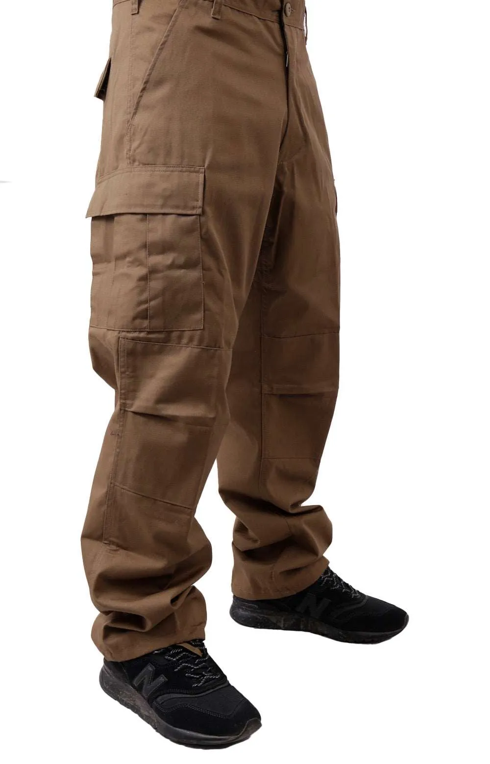 Rothco Relaxed Fit Zipper Fly BDU Pants - Brown Military Style