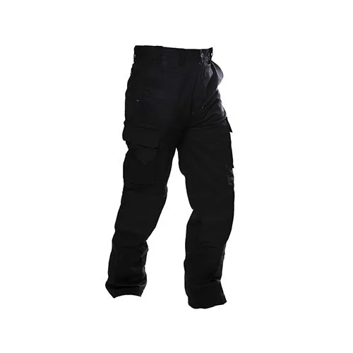 Safe-T-Tec | Black Ripstop Pants 220gsm Cotton | 801254