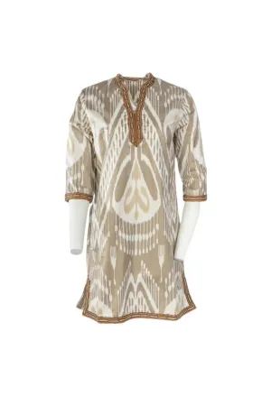 SALE - Chelsea Silk Ikat Tunic