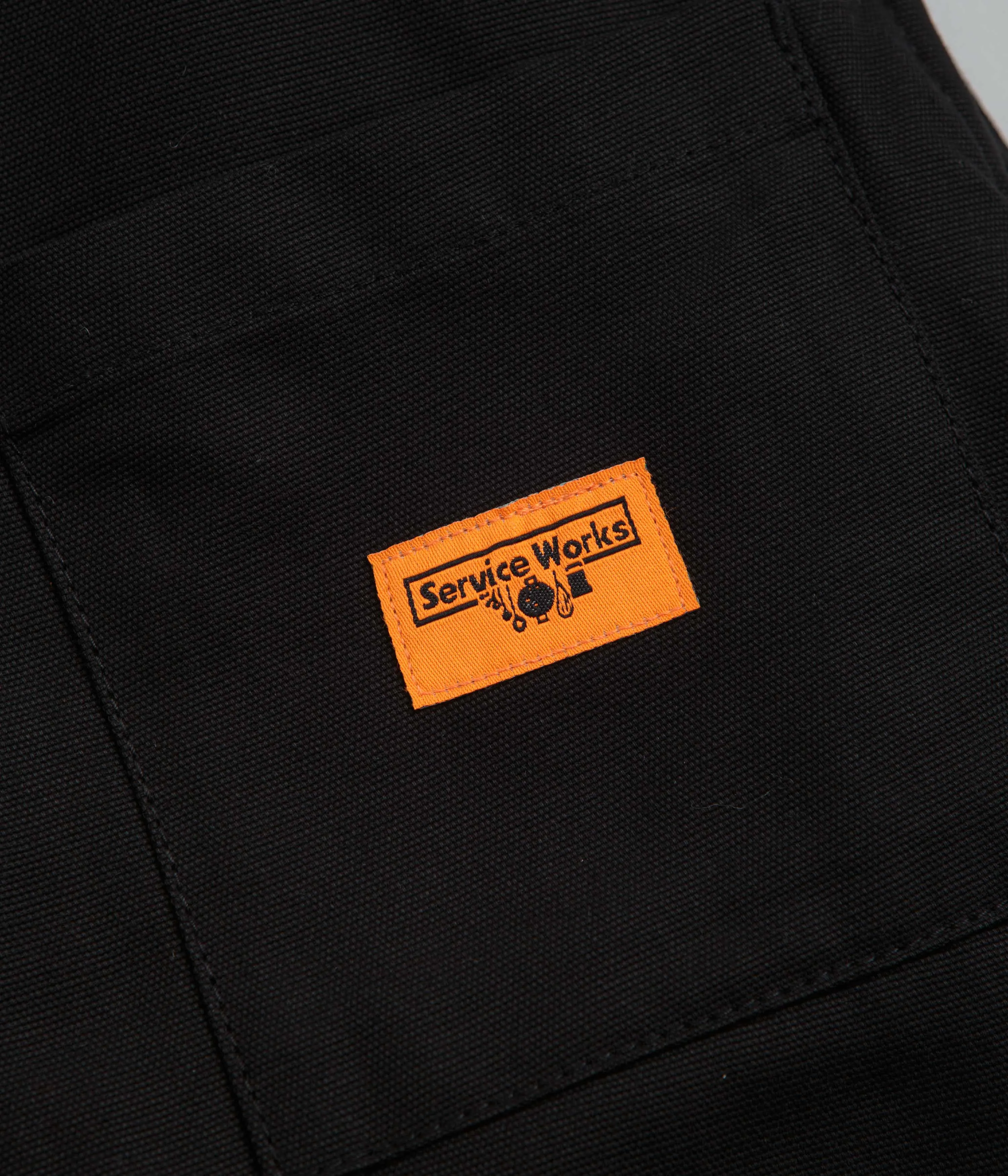 Service Works Padded Work Vest Jacket - Black