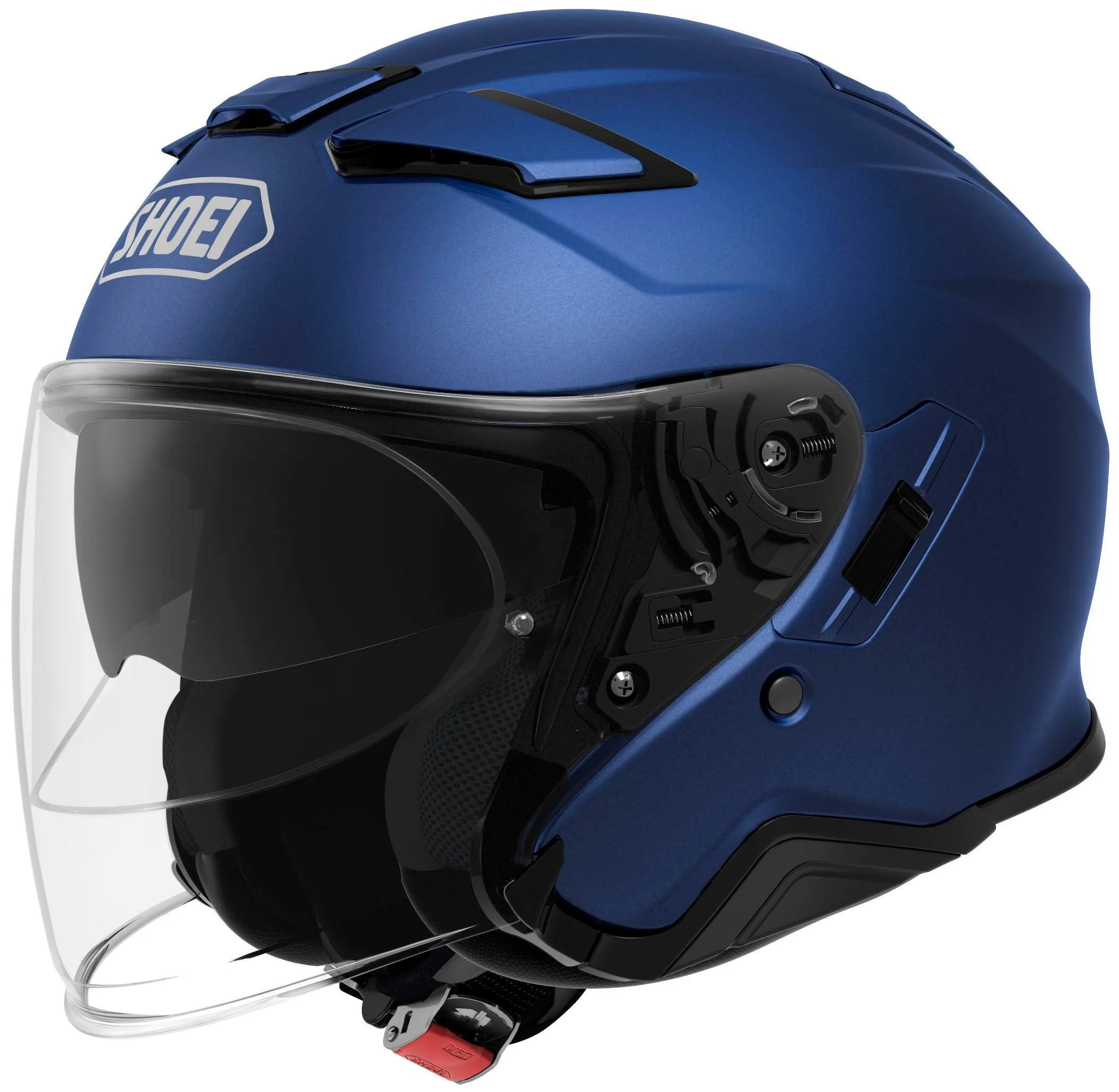 Shoei J-Cruise II Open-Face Helmet - Matte Blue Metallic