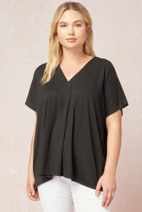 Short Sleeve Placket Top