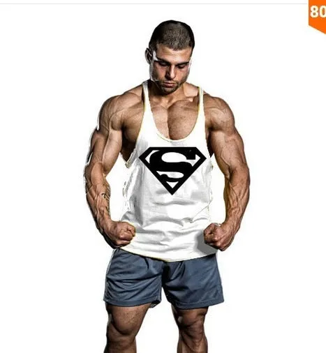 Skull Bodybuilding Stringer Tank Tops men Stringer Shirt Fitness Tank Top Men Gym sleeveless hoodies Cotton Vest Free shipping