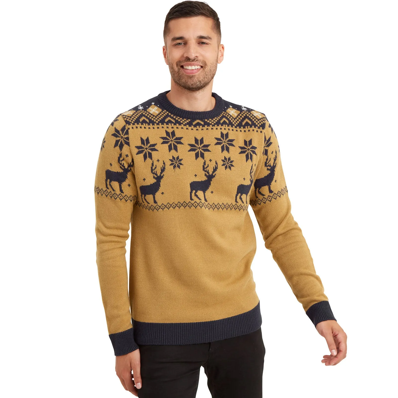 Snuggaroo Fair Isle Reindeer Christmas Jumper