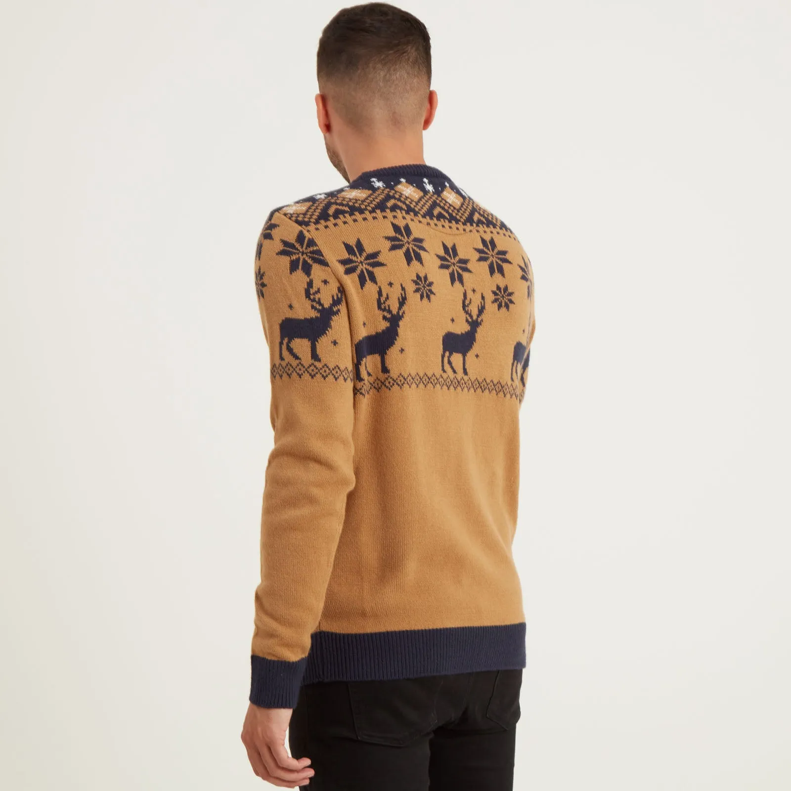 Snuggaroo Fair Isle Reindeer Christmas Jumper