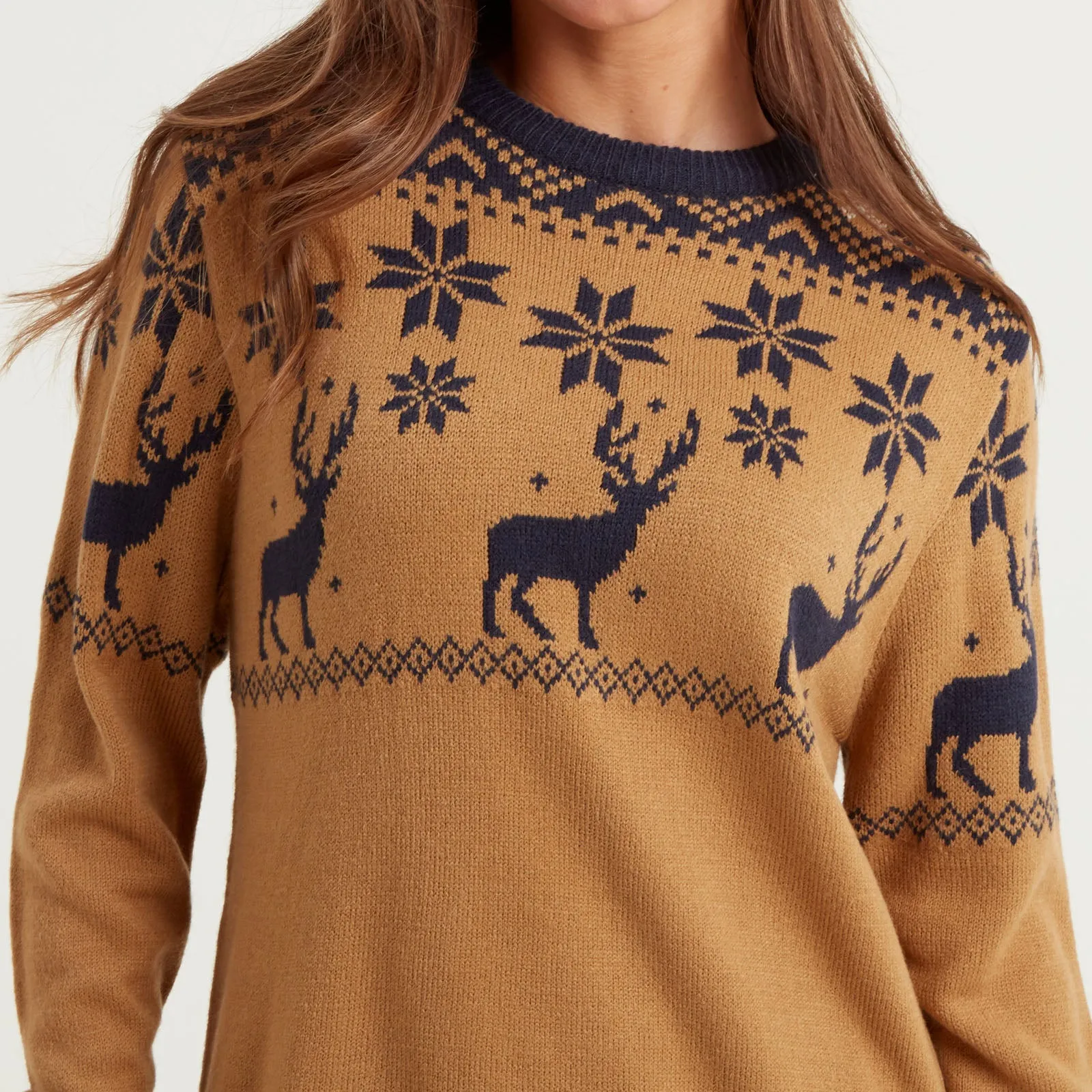 Snuggaroo Fair Isle Reindeer Christmas Jumper