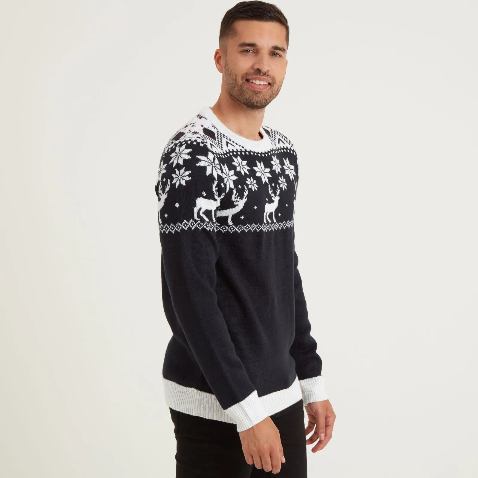 Snuggaroo Fair Isle Reindeer Christmas Jumper