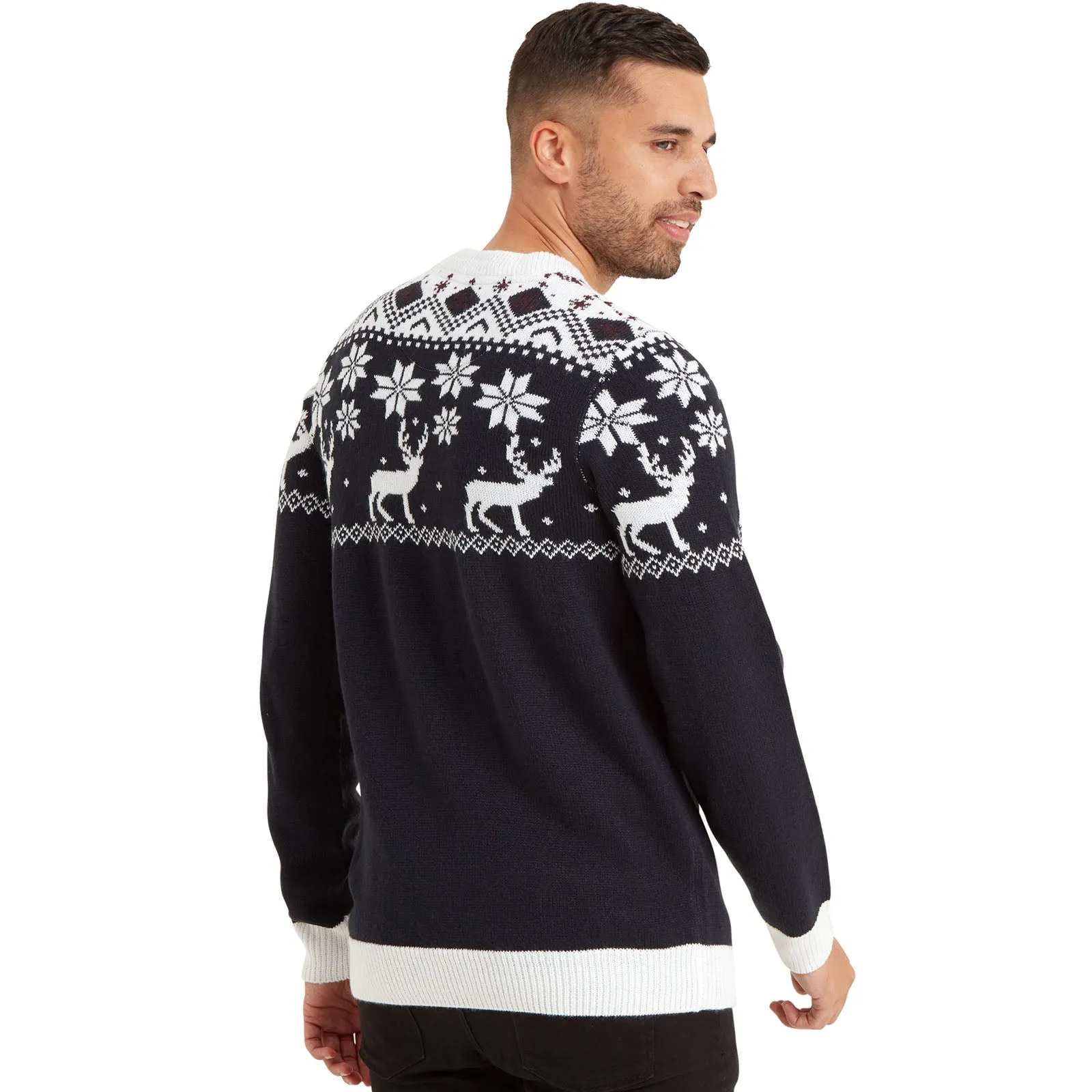 Snuggaroo Fair Isle Reindeer Christmas Jumper