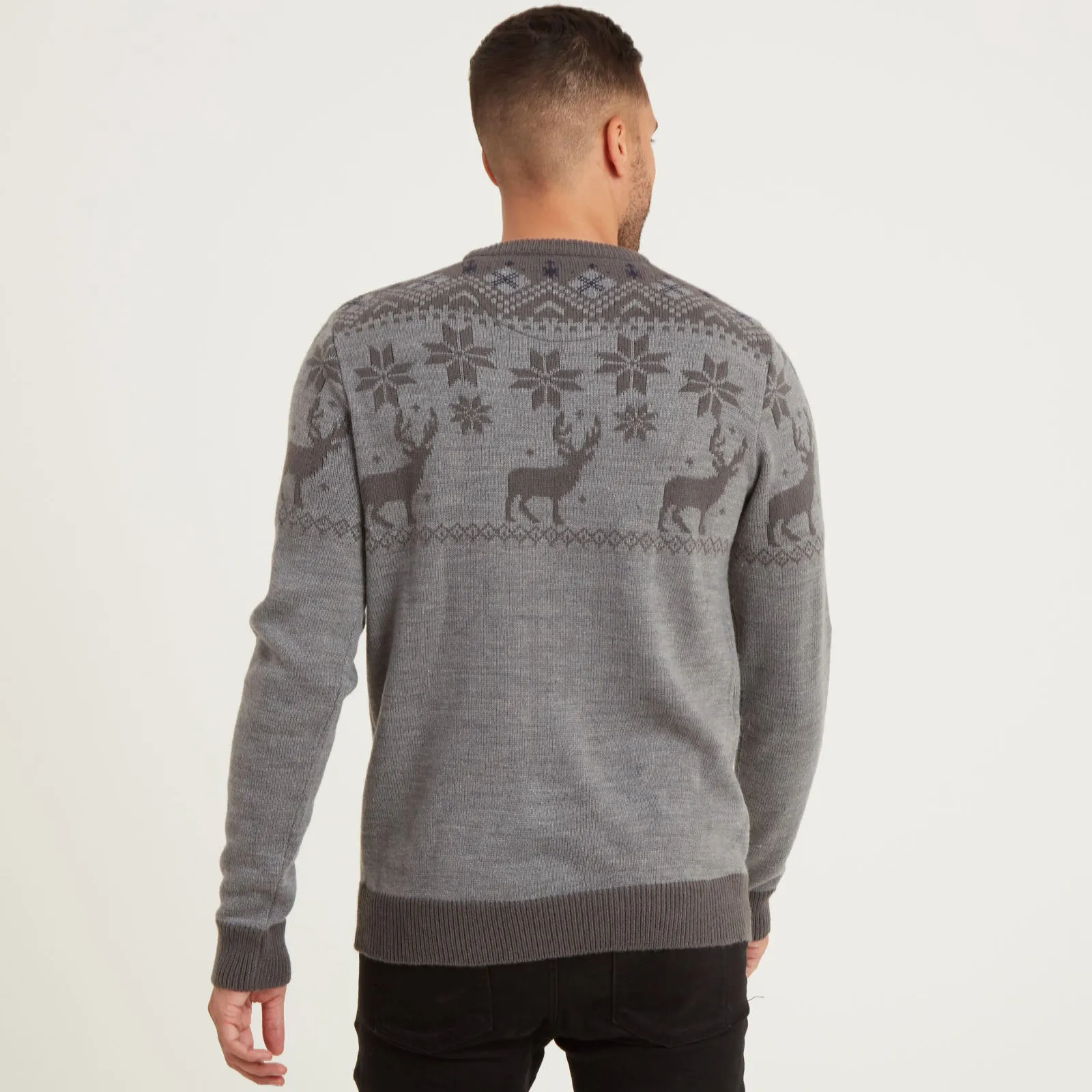 Snuggaroo Fair Isle Reindeer Christmas Jumper