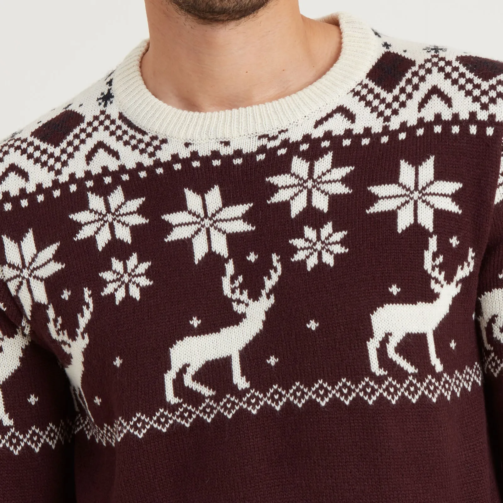 Snuggaroo Fair Isle Reindeer Christmas Jumper