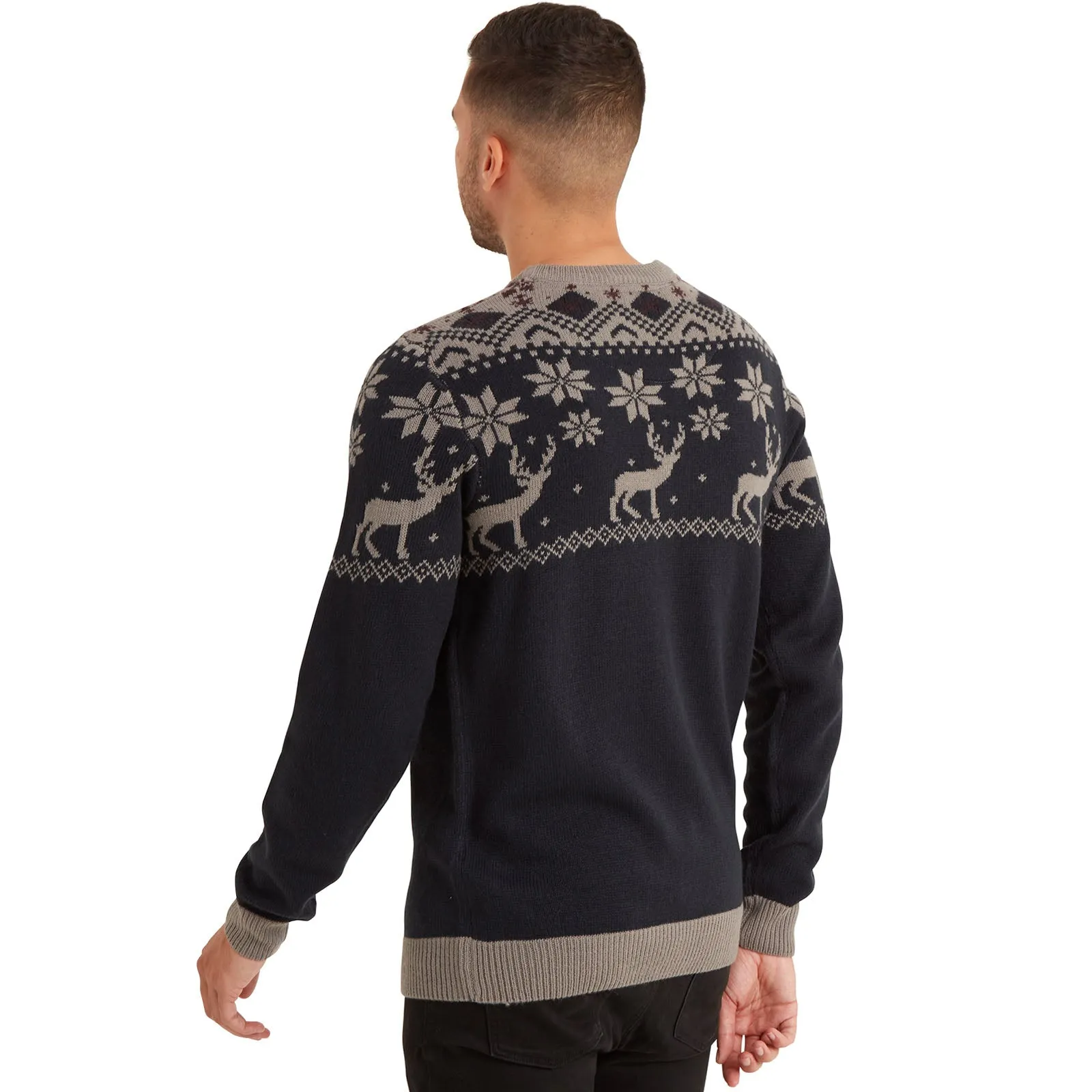 Snuggaroo Fair Isle Reindeer Christmas Jumper