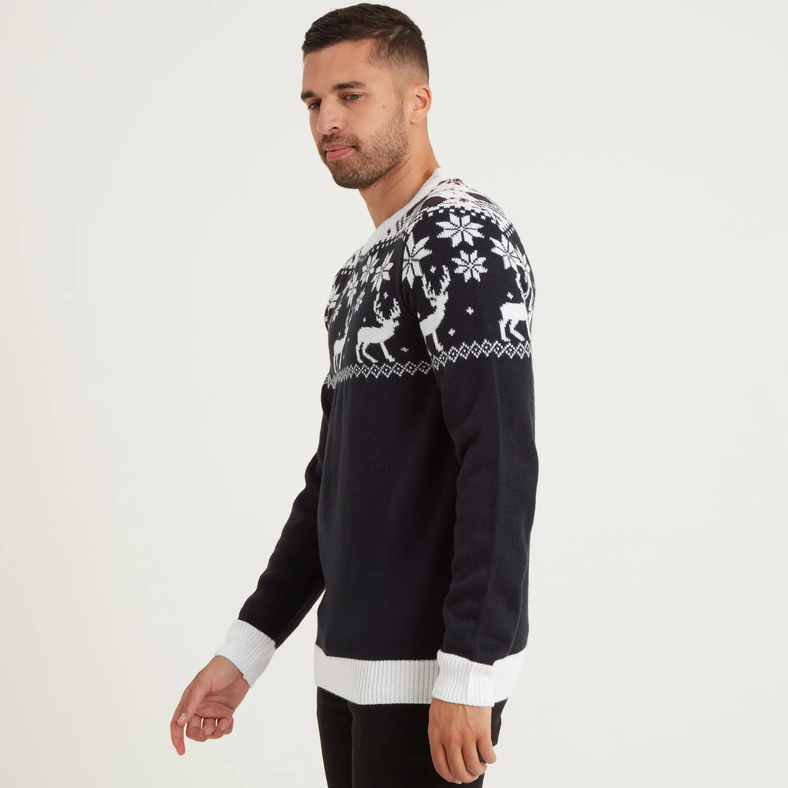 Snuggaroo Fair Isle Reindeer Christmas Jumper