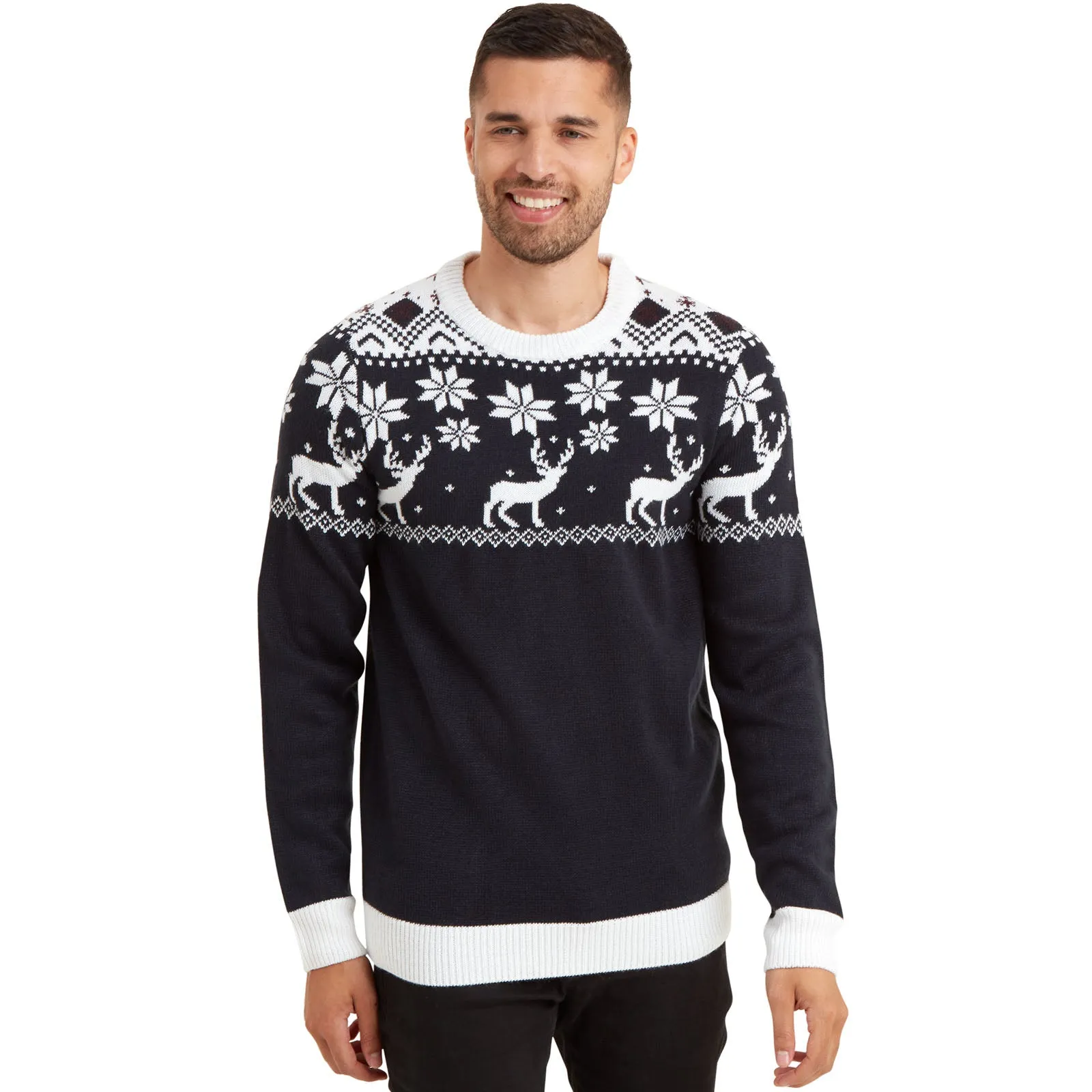 Snuggaroo Fair Isle Reindeer Christmas Jumper