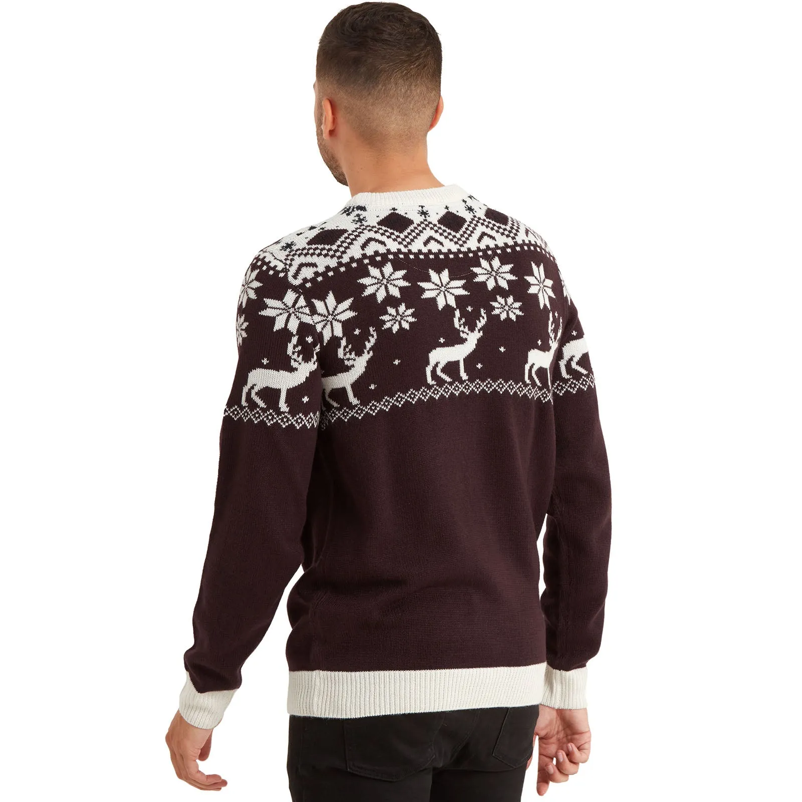 Snuggaroo Fair Isle Reindeer Christmas Jumper