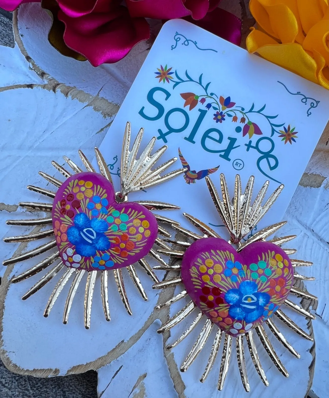 Sofia Heart Earrings