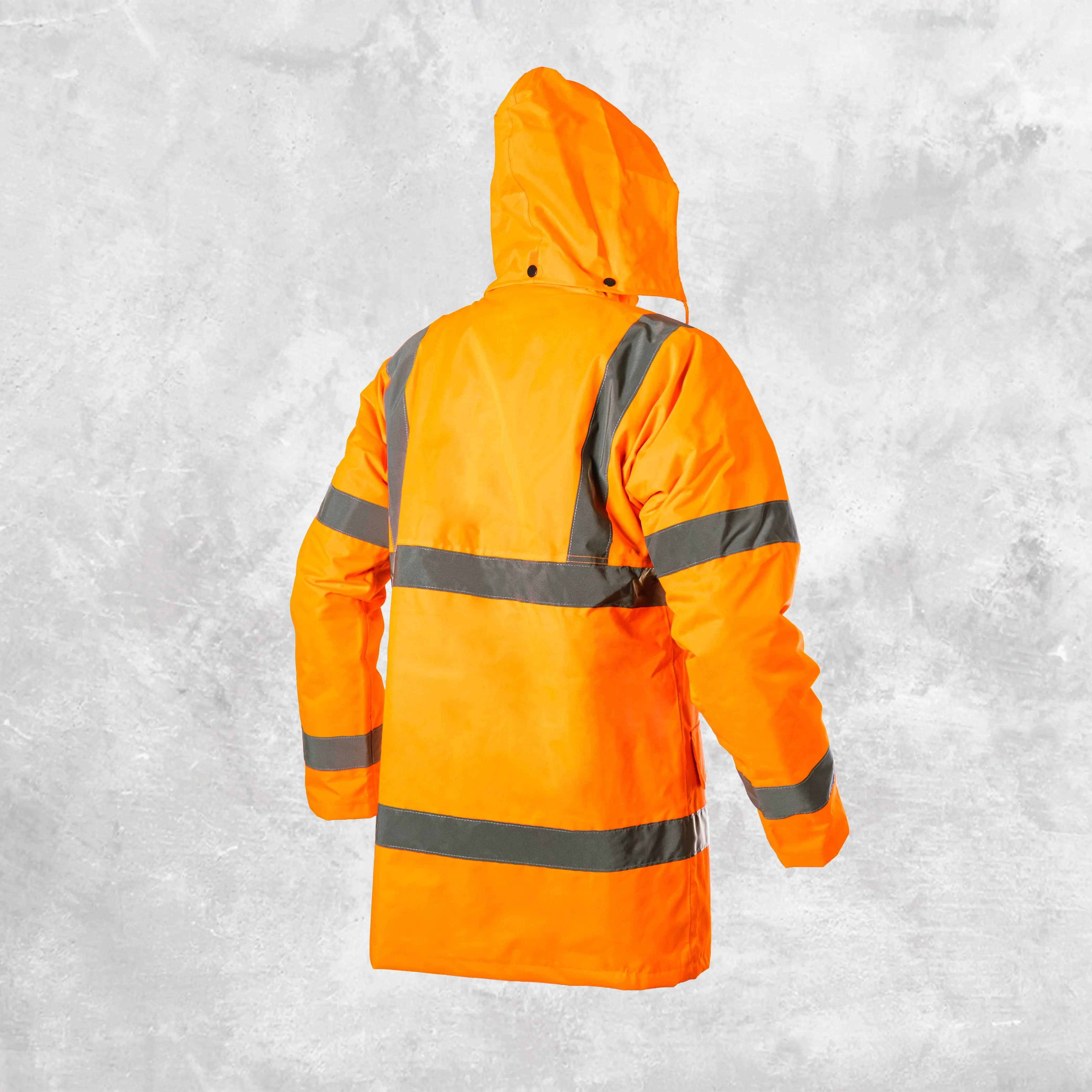 Step Ahead Hi Visibility Orange Parka Jacket