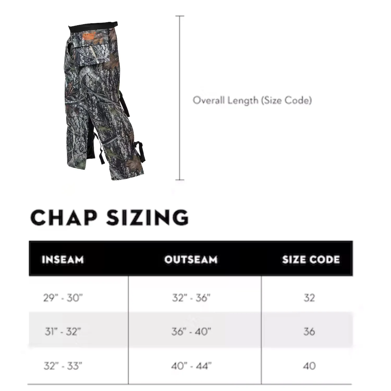 STIHL Dynamic Apron Chaps - 6 Layer