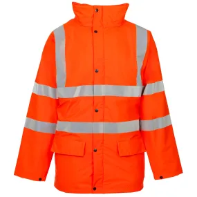 Stormflex® Hi Vis Orange PU Padded Parka