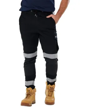 Taped Cuffed Dynamic Pant - Black