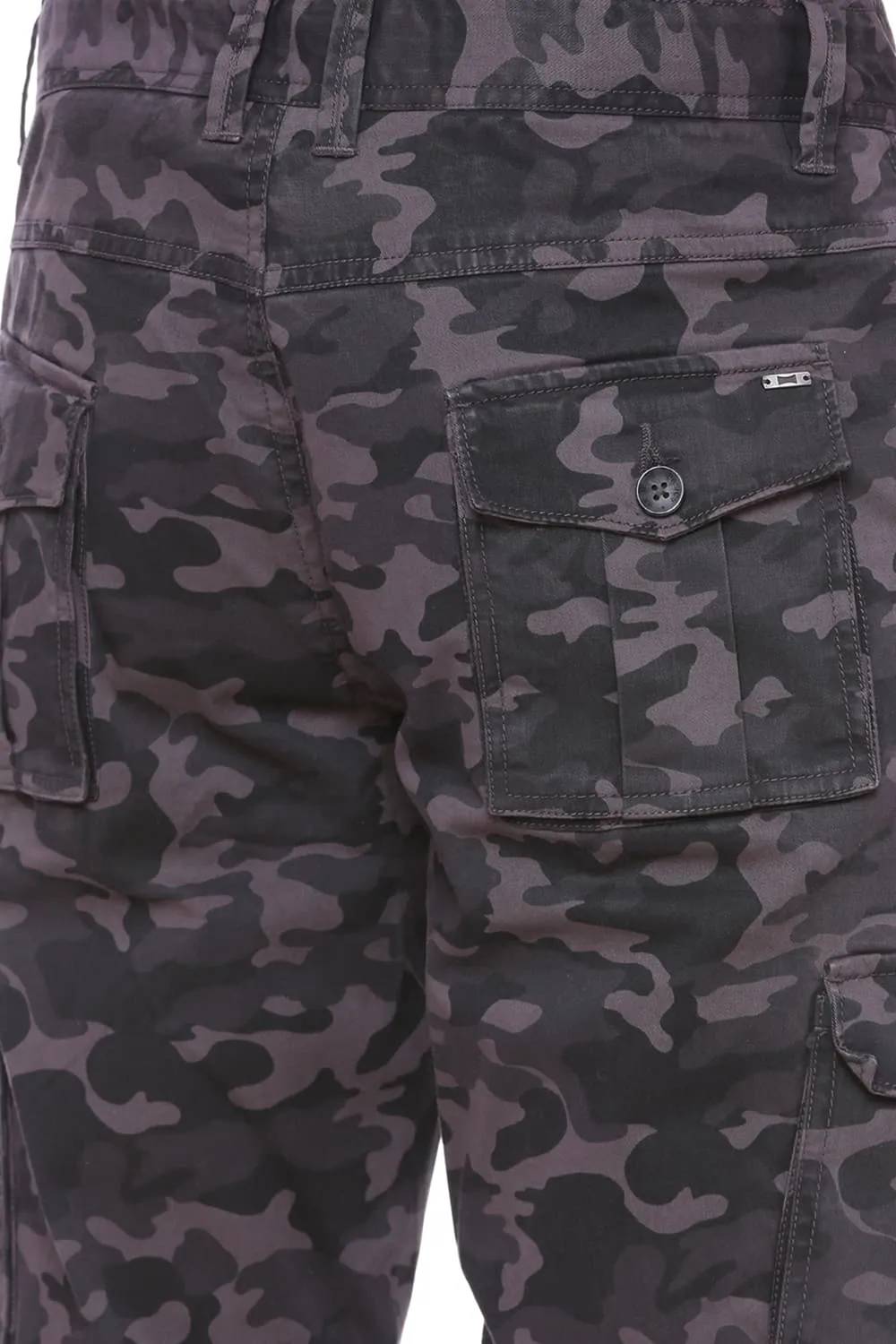 Tapered Fit Cargo Stretch Trouser