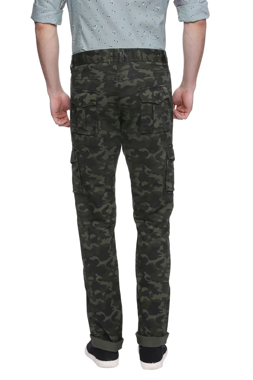 Tapered Fit Cargo Stretch Trouser