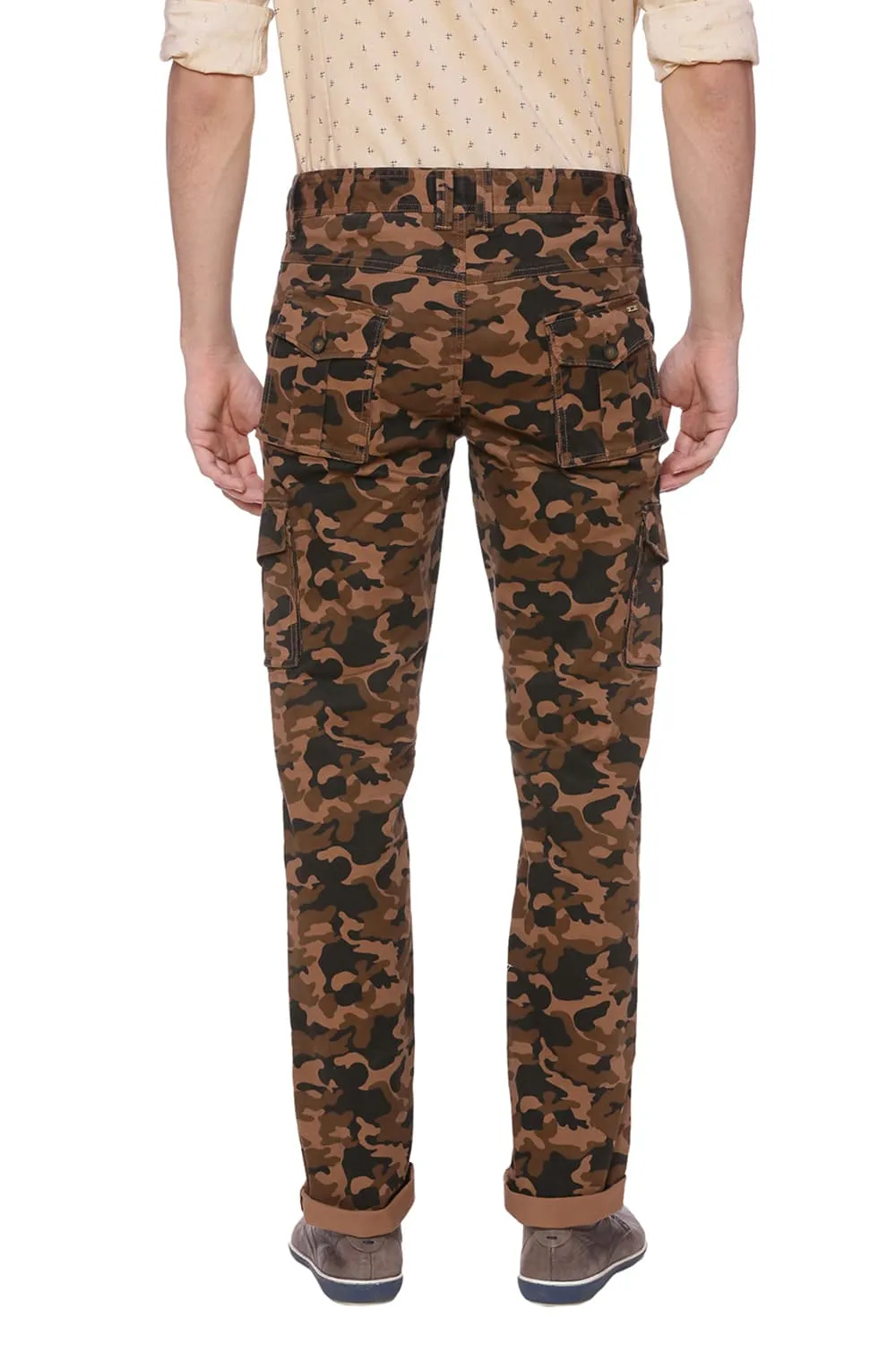 Tapered Fit Cargo Stretch Trouser