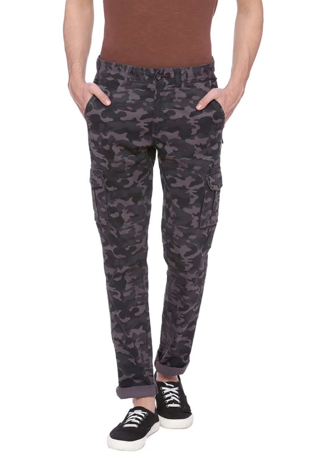 Tapered Fit Cargo Stretch Trouser