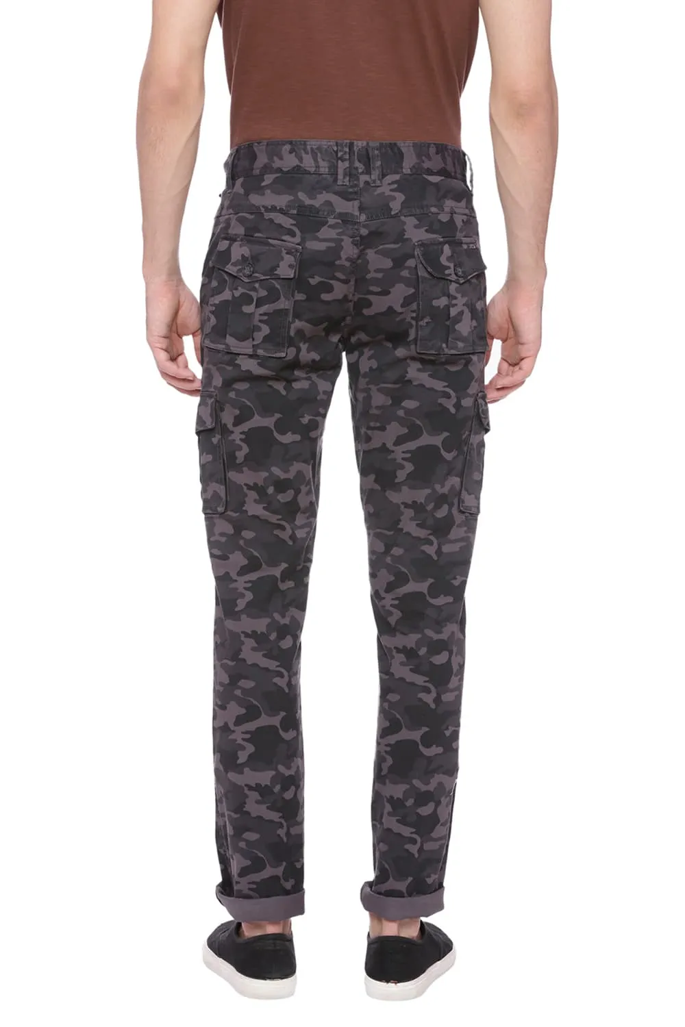 Tapered Fit Cargo Stretch Trouser