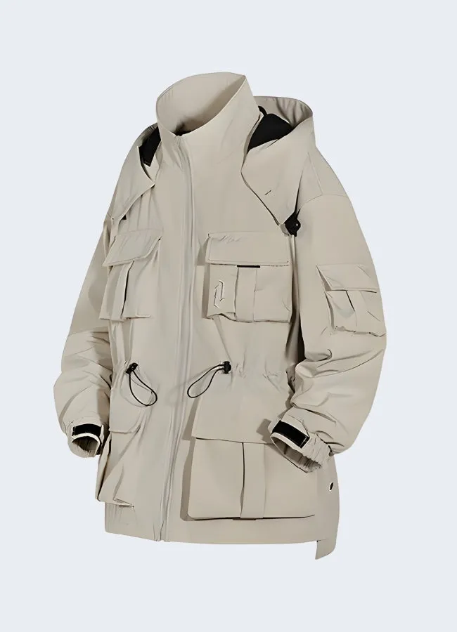 Techwear Jacket White