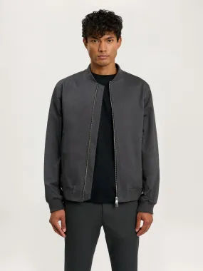 The City Bomber Jacket || Slate Grey